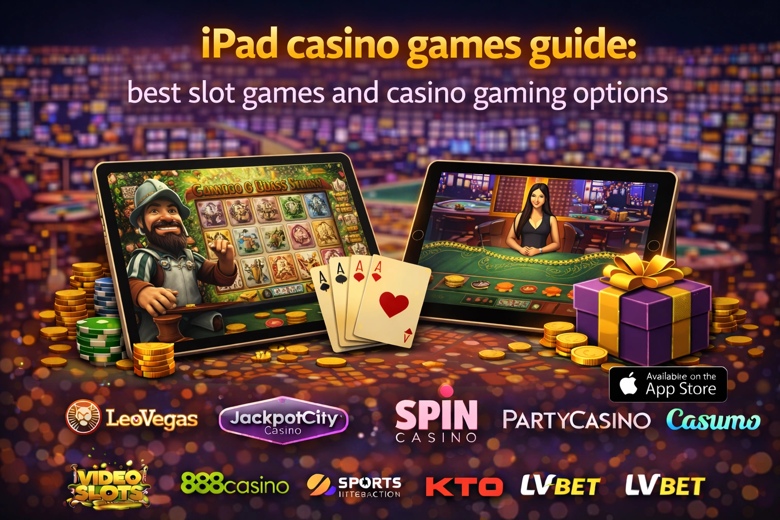 iPad casino games guide: best slot games and casino gaming options