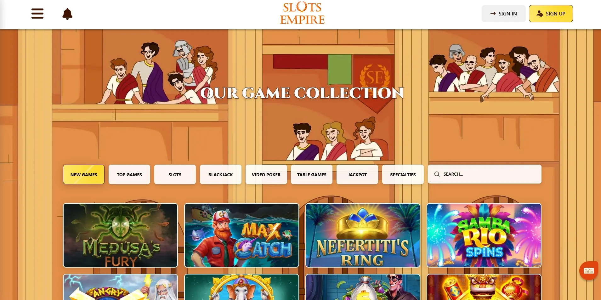 Popular slots and jackpot titles