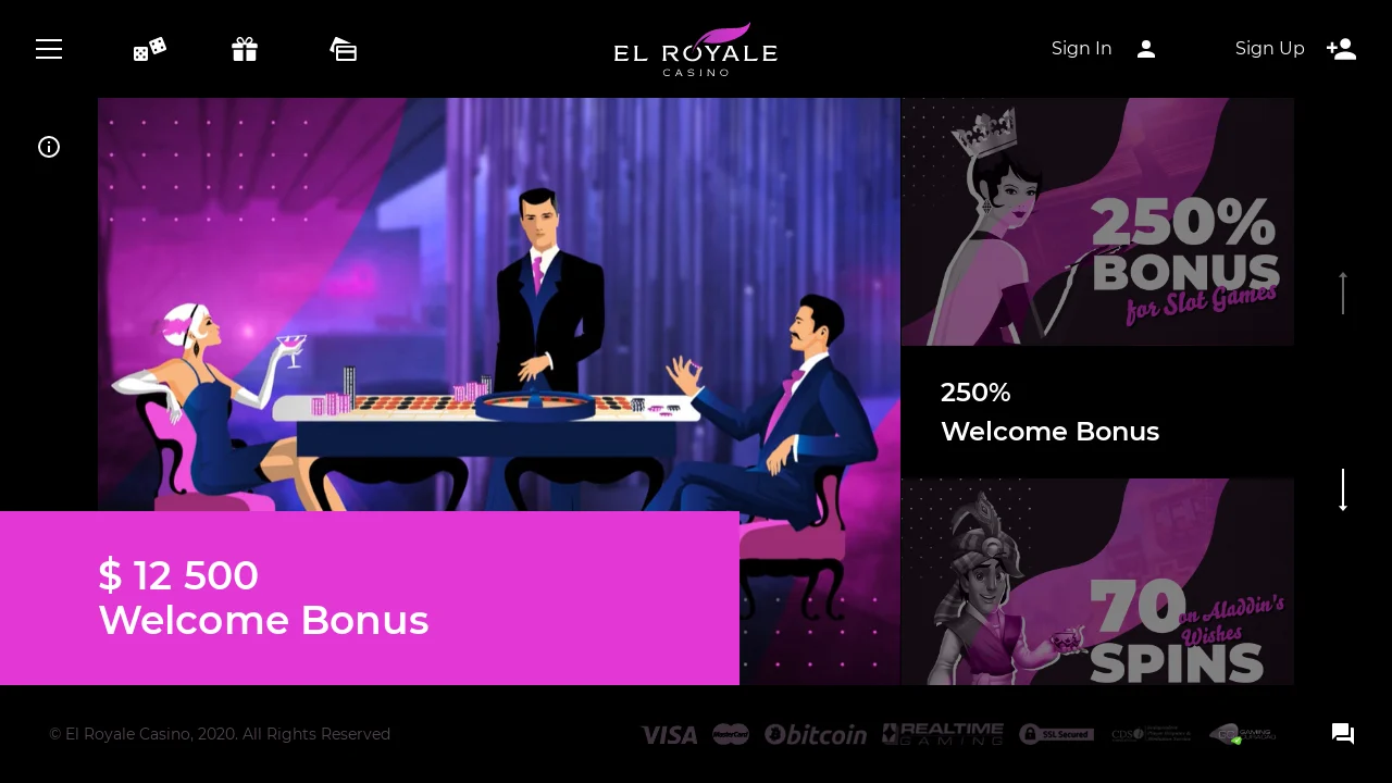 How do you open an El Royale account?