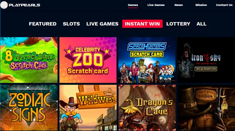 Games with instant payouts