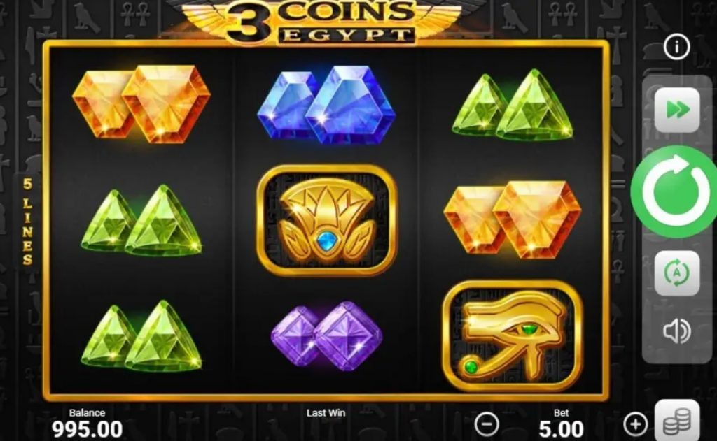 3 Coins Egypt Game