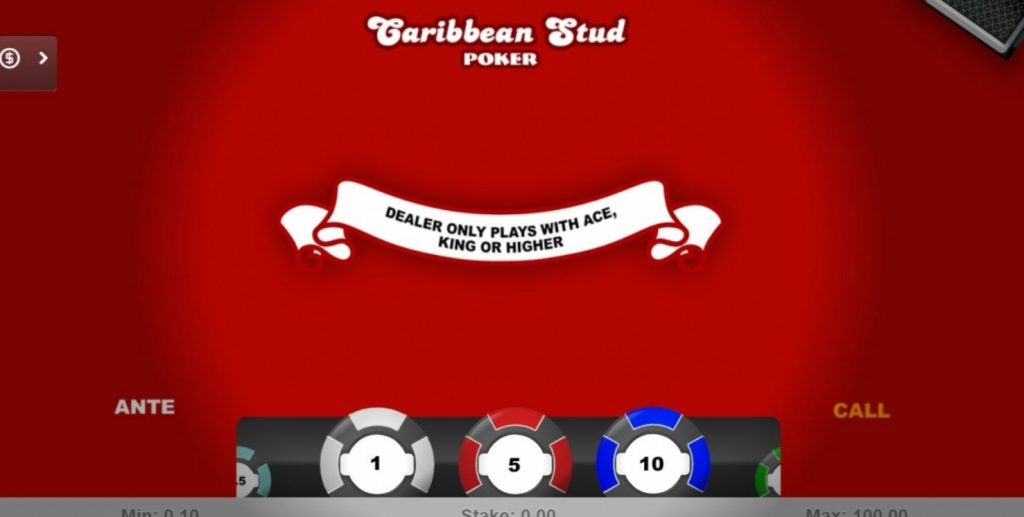 Caribbean Stud Poker 1X2gaming