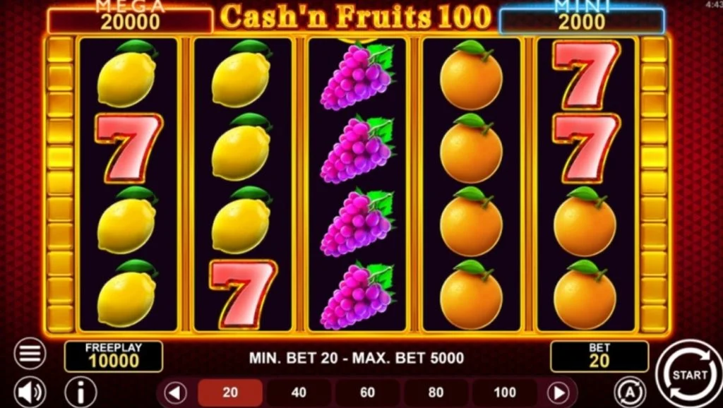 Cash n Fruits Hold and Win Game