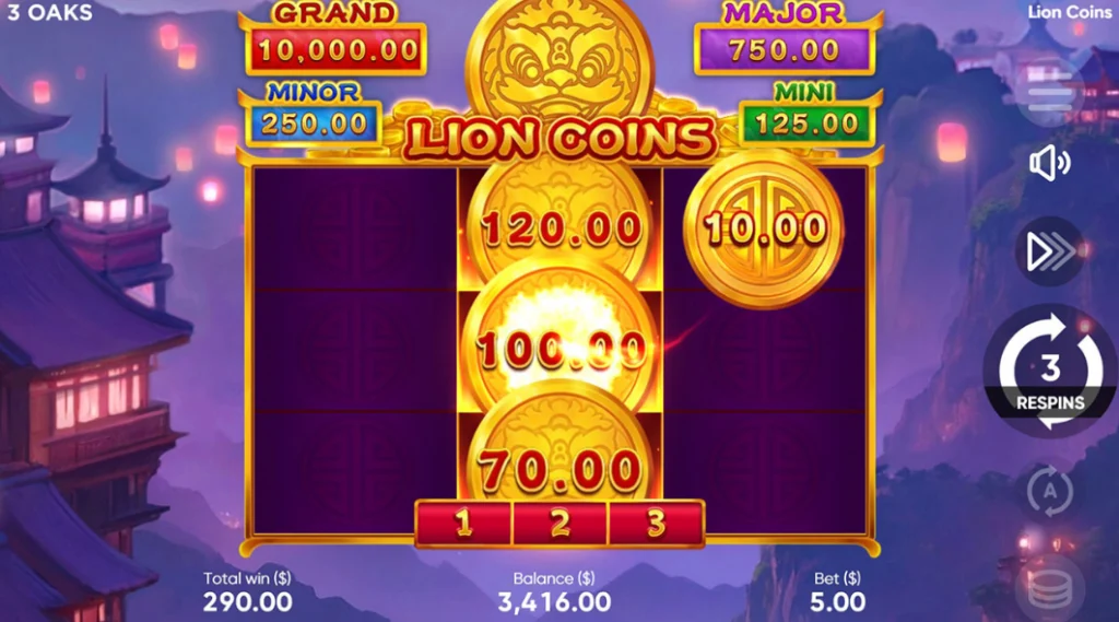Lion Coins Game