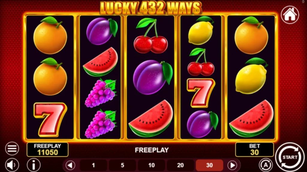 Lucky 432 Ways Game