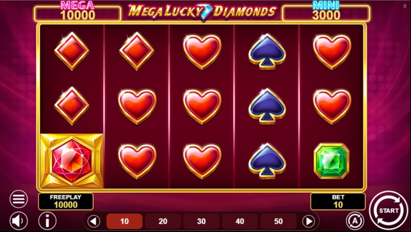 Mega Lucky Diamonds Game 1