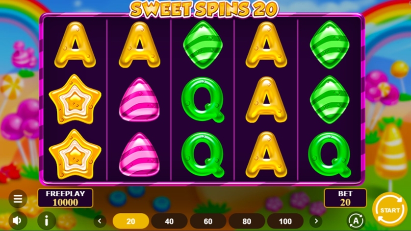 Sweet Spins 20 Game 1