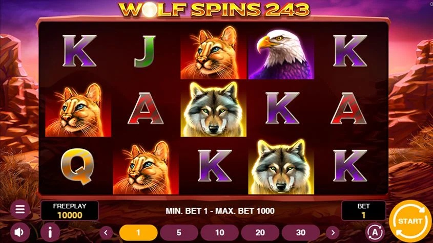 Wolf Spins 243 Game 1