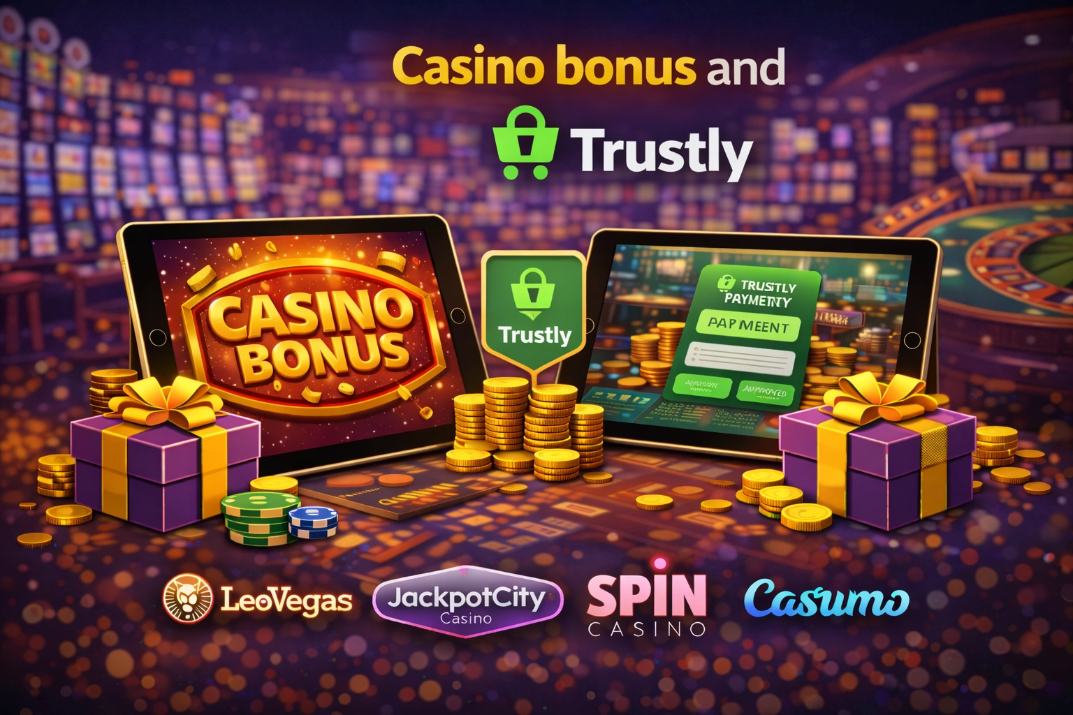 Casino bonus and Trustly payment