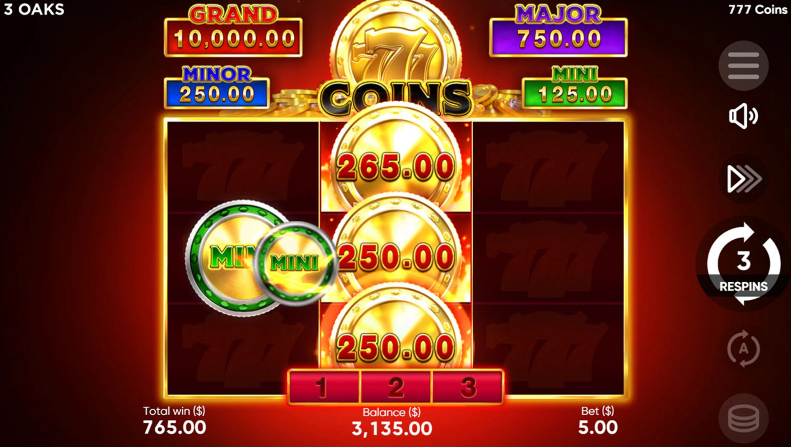 777 Coins slot