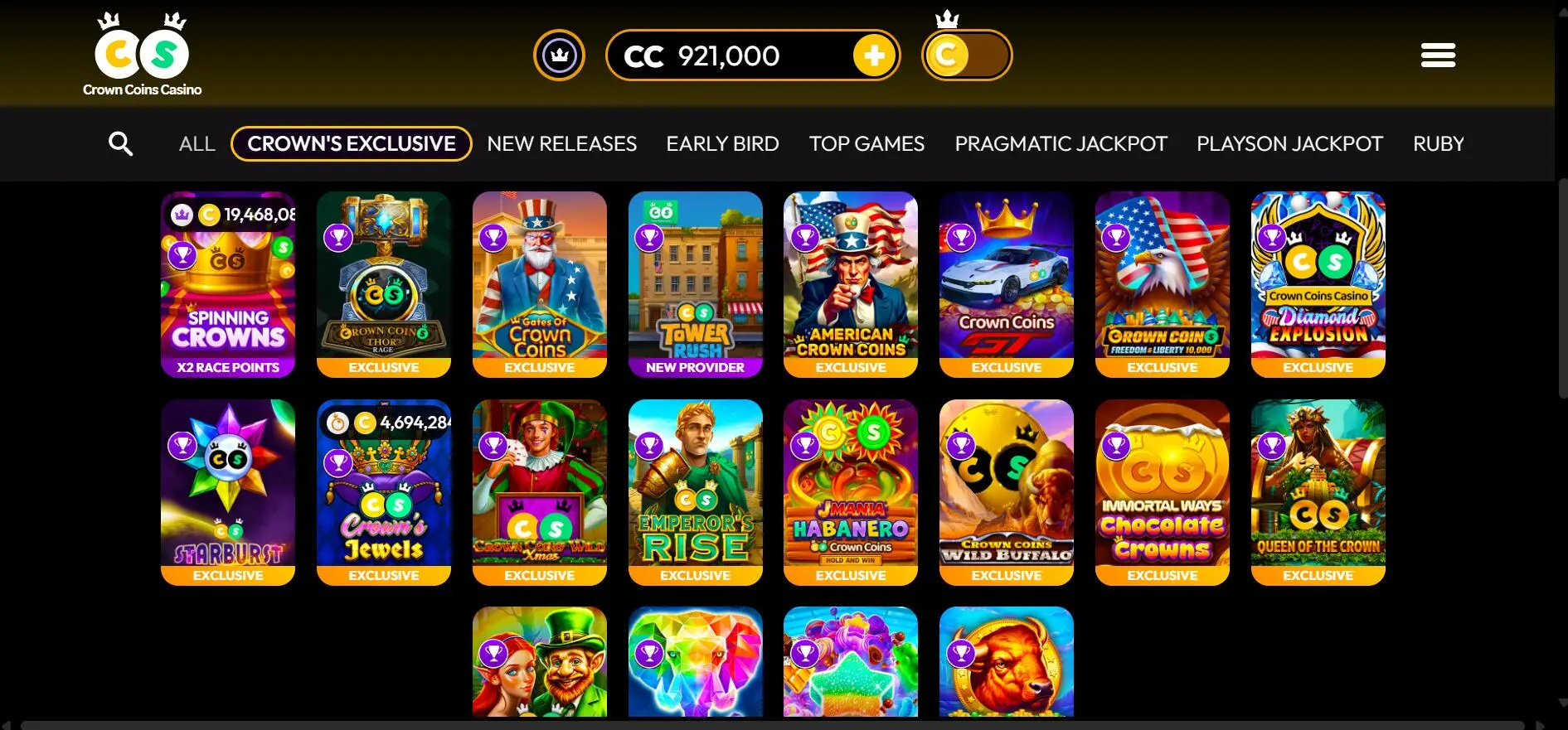Crown Coins Casino review and guide 2026 pic2