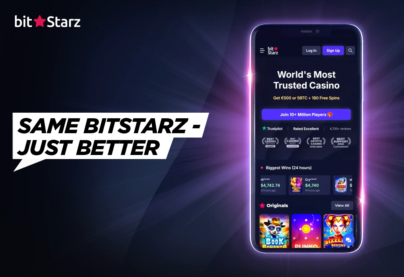 BitStarz on mobile and tablet