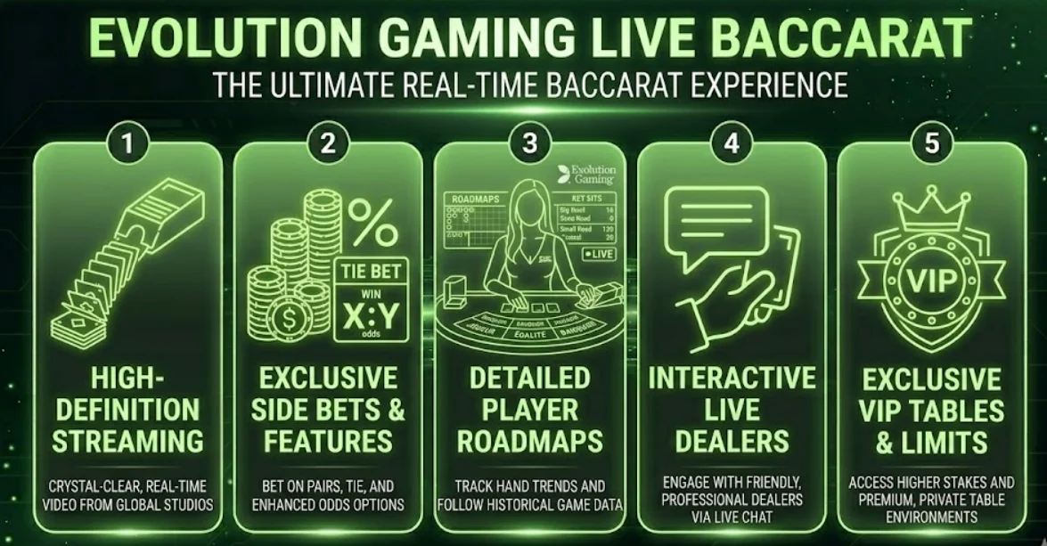 Evolution Gaming live baccarat