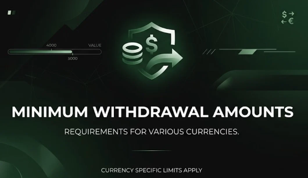 Minimum withdrawal amounts