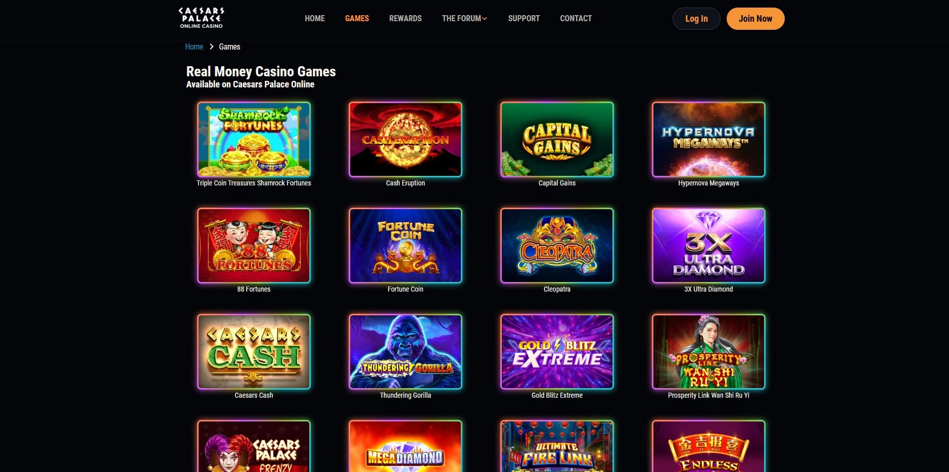 Slots from major studios