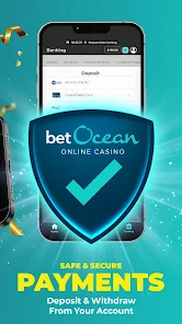 Ocean Casino on mobile and tablet